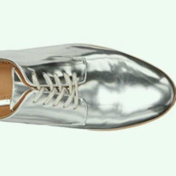 Calvin Klein Camella Oxford Shoe silver size 8 - Picture 8 of 14